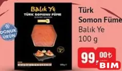 BALIK YE TÜRK SOMON FÜME 100 G BALIK YE TÜRK SOMON FÜME 100 G